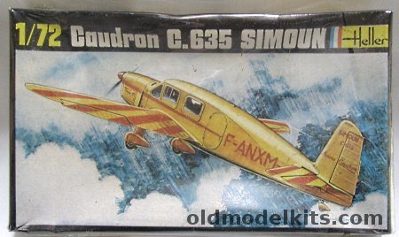 Heller 1/72 Caudron C635 Simoun - Advanced French Light Aircraft from the 1930s, 208 plastic model kit
